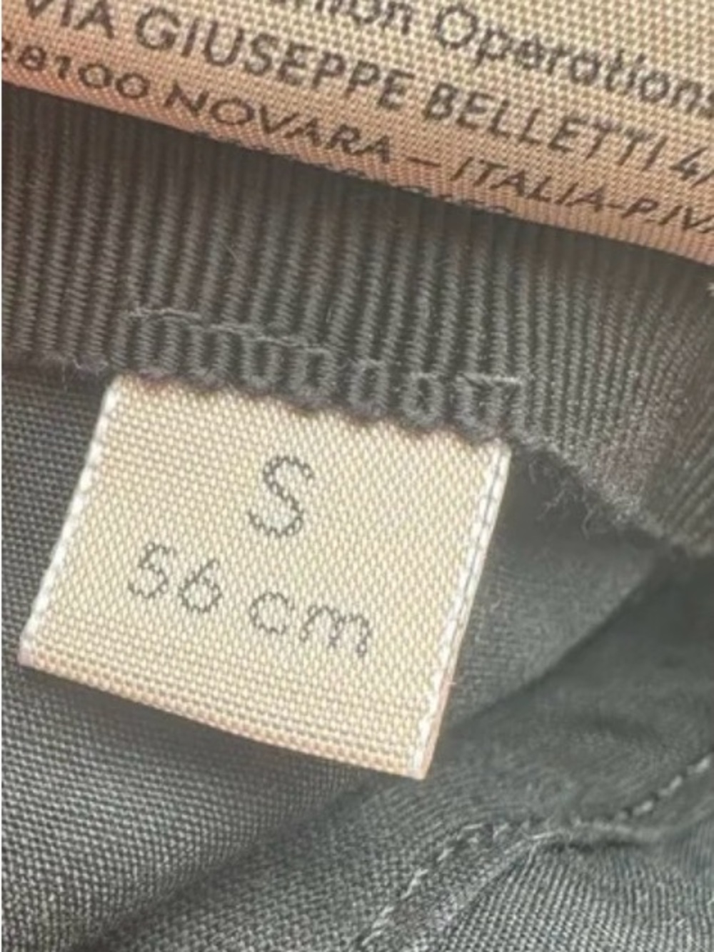 Gucci Hat Ken Scott Floral Theme GG Marmont Logo Black . Like New - Picture 11 of 14